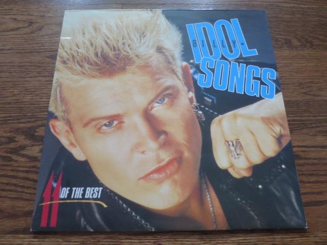 Billy Idol - Songs - 11 Of The Best - LP UK Vinyl Album Record Cover