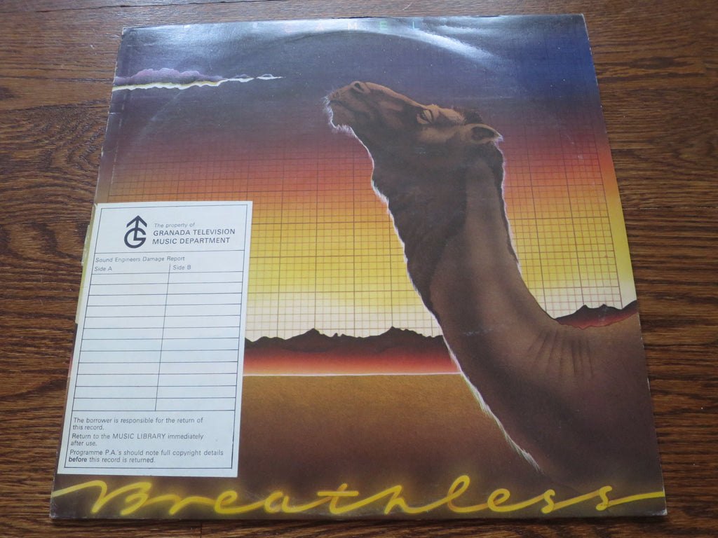 Camel - Breathless - LP UK Vinyl Album Record Cover