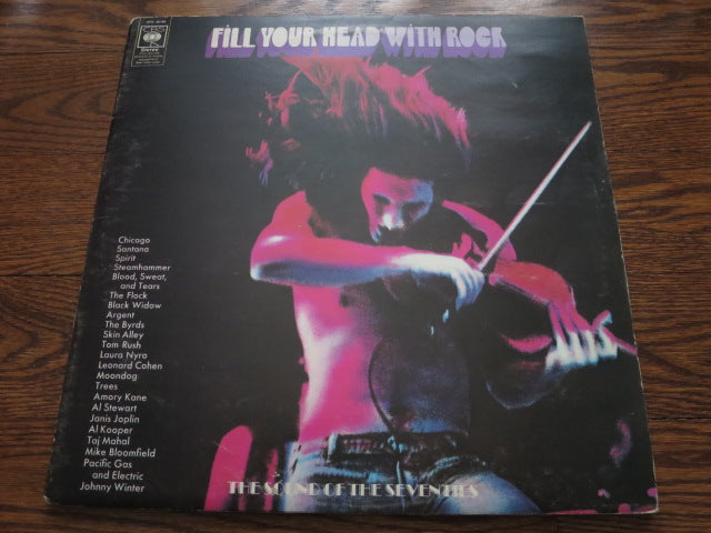 Various Artists - Fill Your Head With Rock - LP UK Vinyl Album Record Cover