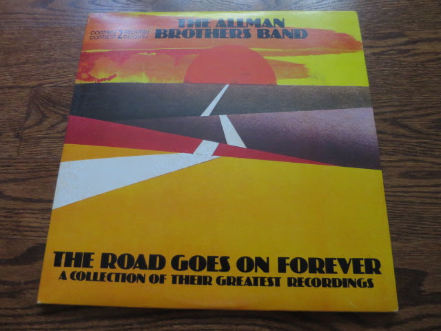 Allman Brothers Band - The Road Goes On Forever - LP UK Vinyl Album Record Cover