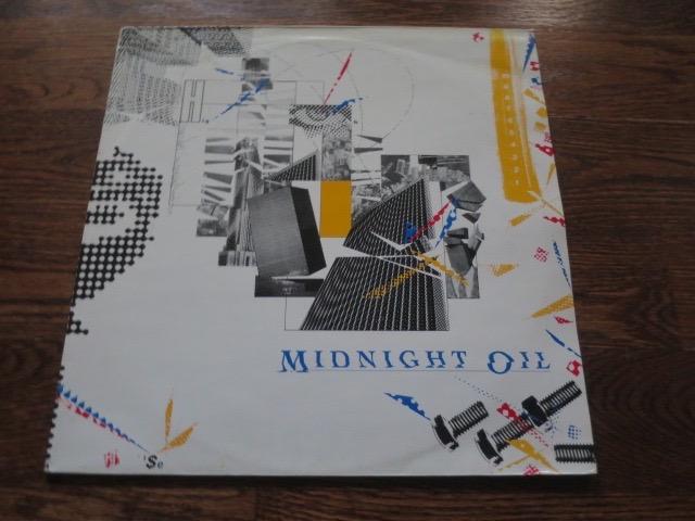 Midnight Oil - 10, 9, 8, 7, 6, 5, 4, 3, 2, 1  - LP UK Vinyl Album Record Cover