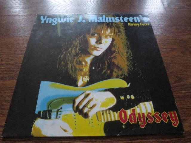 Yngwie J. Malmsteen's Rising Force - Odyssey - LP UK Vinyl Album Record Cover