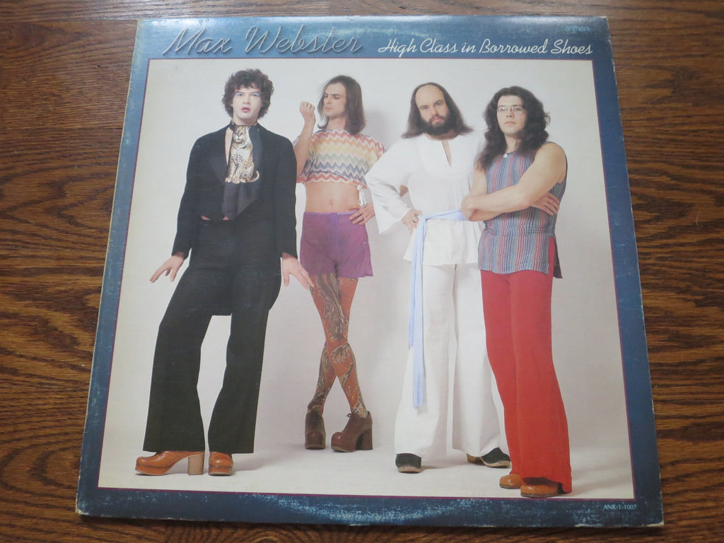 Max Webster - High Class In Borrowed Shoes - LP UK Vinyl Album Record Cover