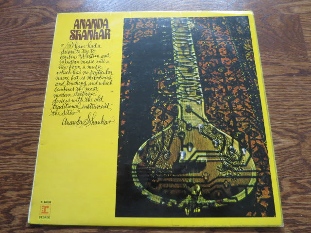 Ananda Shankar - Ananda Shankar - LP UK Vinyl Album Record Cover