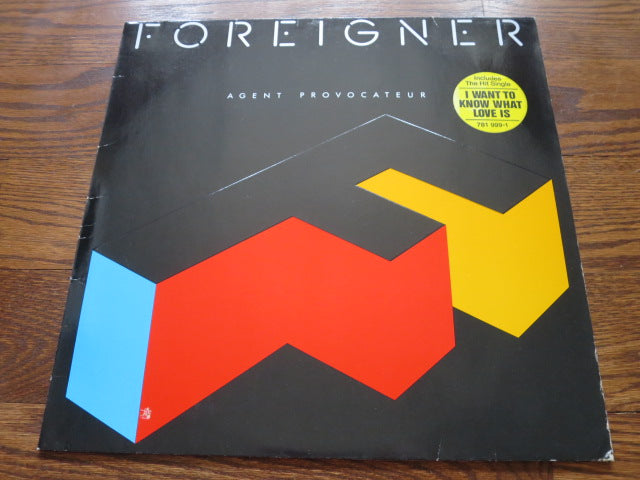 Foreigner - Agent Provocateur - LP UK Vinyl Album Record Cover