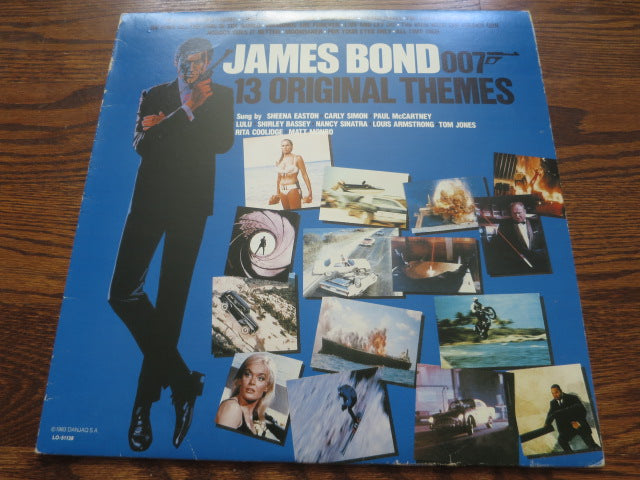 Various Artists - James Bond - 13 Original Themes - LP UK Vinyl Album Record Cover