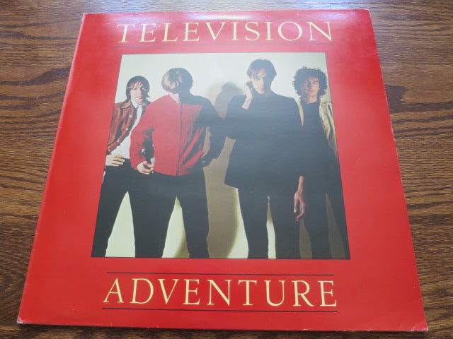 Television - Adventure (red vinyl) - LP UK Vinyl Album Record Cover
