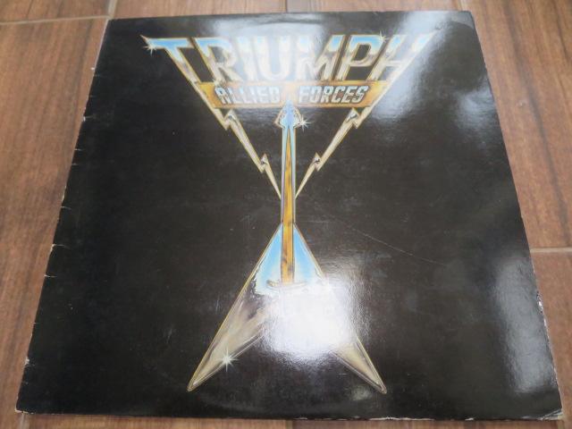 Triumph - Allied Forces - LP UK Vinyl Album Record Cover