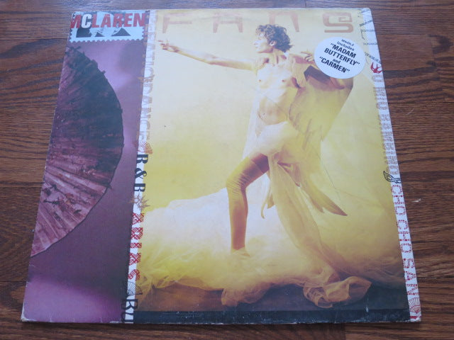 Malcolm McLaren - Fans 3three - LP UK Vinyl Album Record Cover