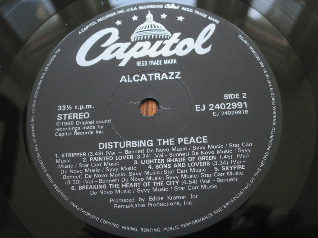 Alcatrazz - Disturbing The Peace – Luke's Records