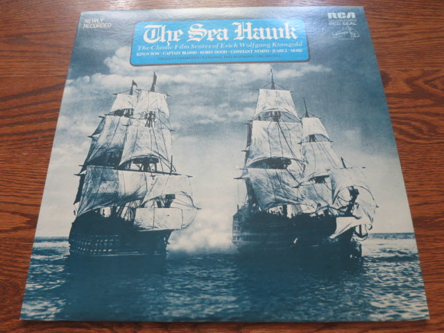 Erich Wolfgang Korngold - The Sea Hawk - LP UK Vinyl Album Record Cover