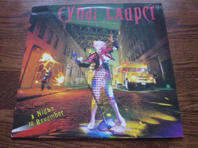 Cyndi Lauper - A Night To Remember - LP UK Vinyl Album Record Cover