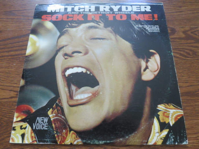 Mitch Ryder & The Detroit Wheels - Sock It To Me! - LP UK Vinyl Album Record Cover