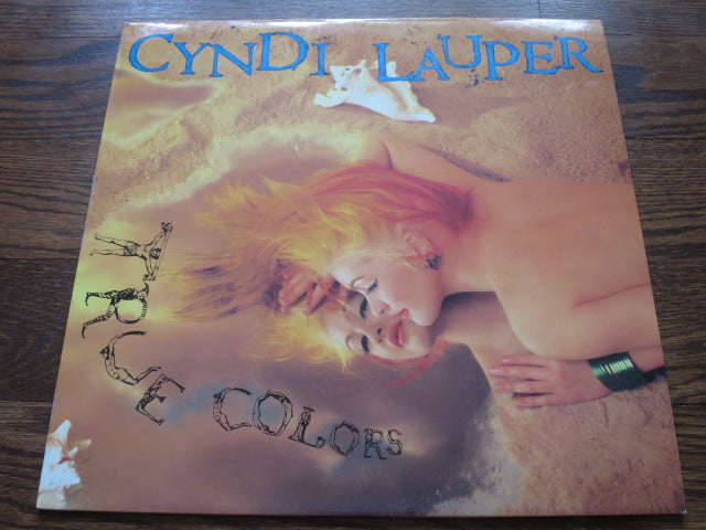 Cyndi Lauper - True Colours - LP UK Vinyl Album Record Cover