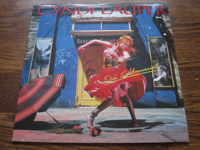 Cyndi Lauper - She's So Unusual - LP UK Vinyl Album Record Cover