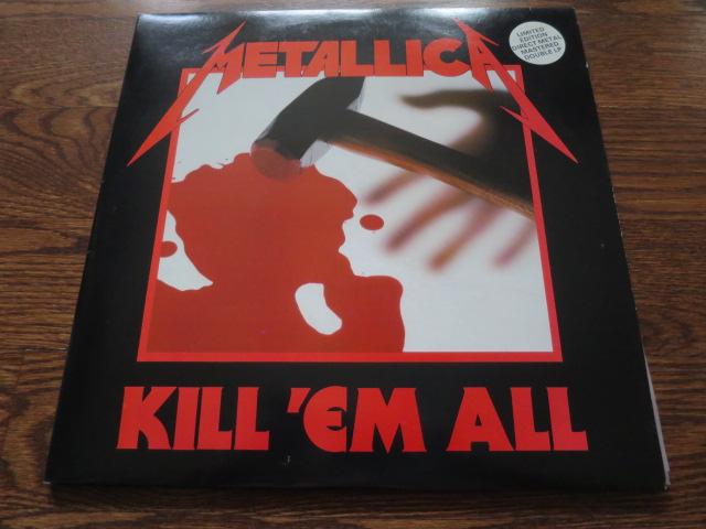 Metallica - Kill 'Em All - LP UK Vinyl Album Record Cover