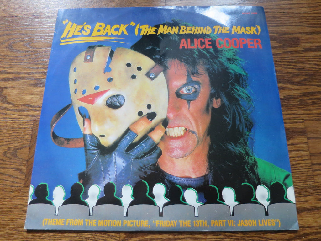 Alice Cooper - He's Back (The Man Behind The Mask) - LP UK Vinyl Album Record Cover