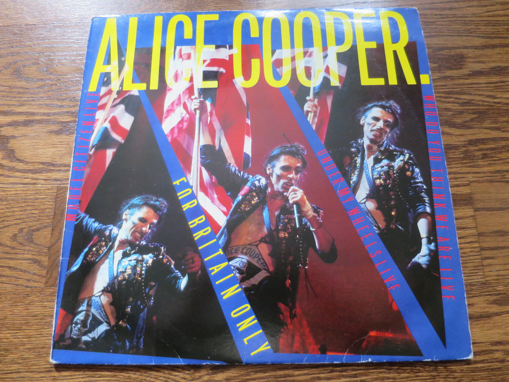 Alice Cooper - For Britain Only - LP UK Vinyl Album Record Cover