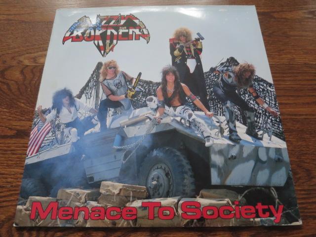 Lizzy Borden - Menace To Society - LP UK Vinyl Album Record Cover