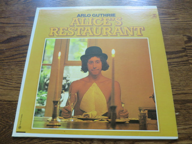 Arlo Guthrie - Alice's Restaurant - LP UK Vinyl Album Record Cover