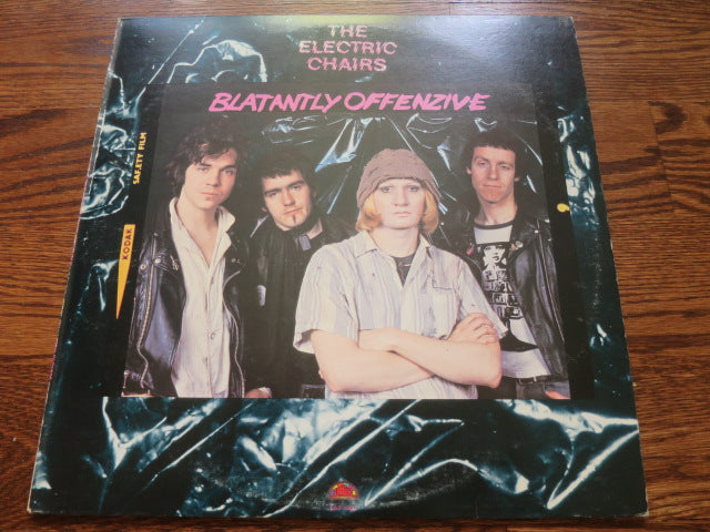 The Electric Chairs - Blatantly Offenzive - LP UK Vinyl Album Record Cover