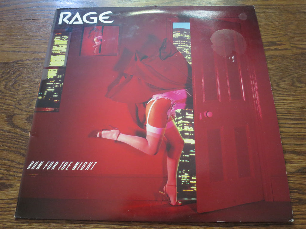 Rage - Run For The Night - LP UK Vinyl Album Record Cover