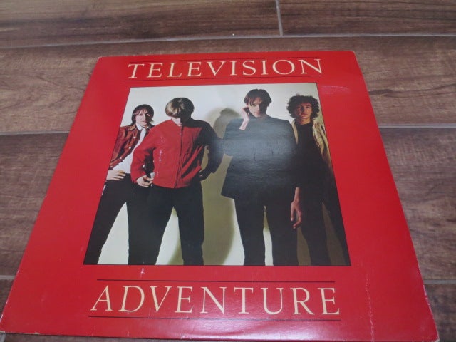 Television - Adventure (red vinyl) - LP UK Vinyl Album Record Cover