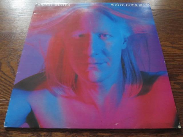 Johnny Winter - White, Hot & Blue - LP UK Vinyl Album Record Cover