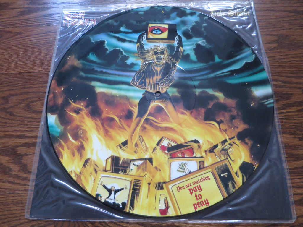 Iron Maiden - Holy Smoke 12" (picture disc) - LP UK Vinyl Album Record Cover