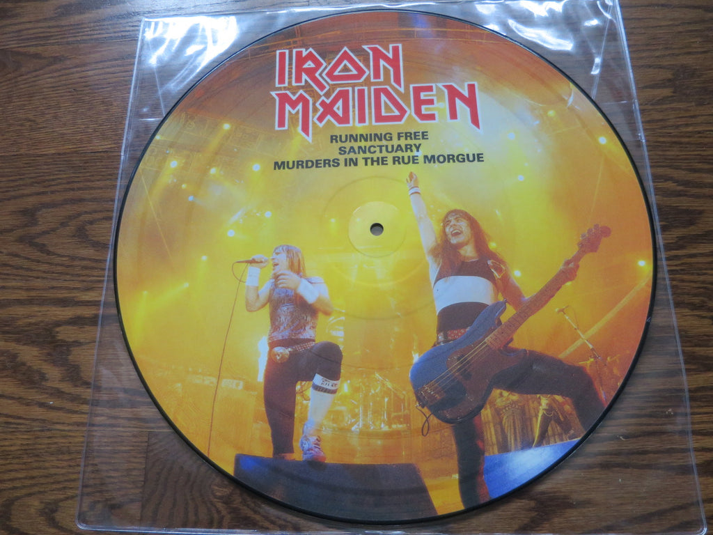 Iron Maiden - Running Free - Live (picture disc) - LP UK Vinyl Album Record Cover