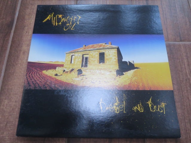 Midnight Oil - Diesel And Dust - LP UK Vinyl Album Record Cover
