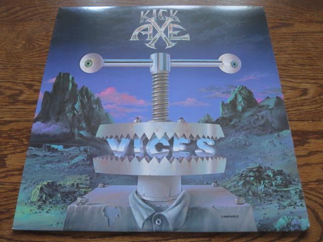Kick Axe - Vices - LP UK Vinyl Album Record Cover
