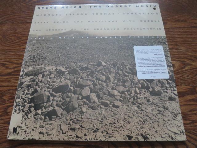 Steve Reich - The Desert Music - LP UK Vinyl Album Record Cover