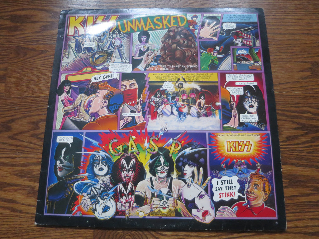 Kiss - Unmasked - LP UK Vinyl Album Record Cover