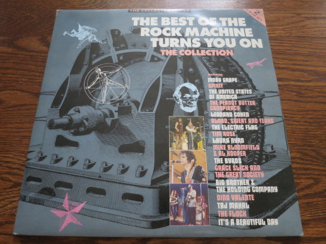 Various Artists - The Best Of The Rock Machine Turns You On - LP UK Vinyl Album Record Cover