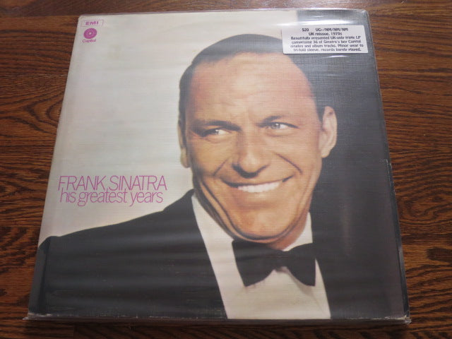 Frank Sinatra - His Greatest Years - LP UK Vinyl Album Record Cover