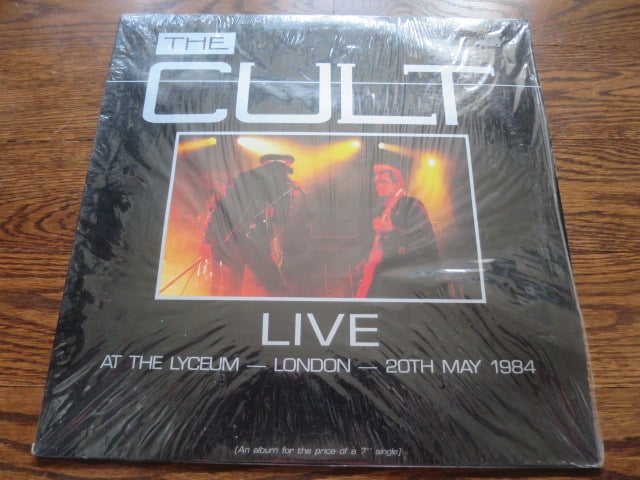 The Cult - Live At The Lyceum - LP UK Vinyl Album Record Cover