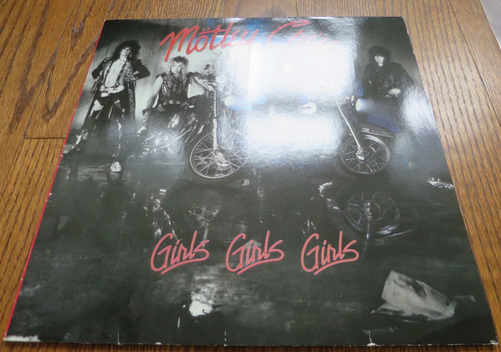 Motley Crue - Girls Girls Girls 2two - LP UK Vinyl Album Record Cover