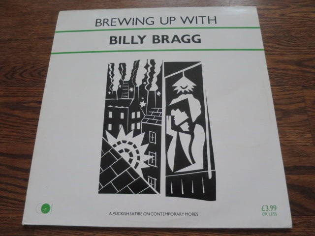 Billy Bragg - Brewing Up With… - LP UK Vinyl Album Record Cover