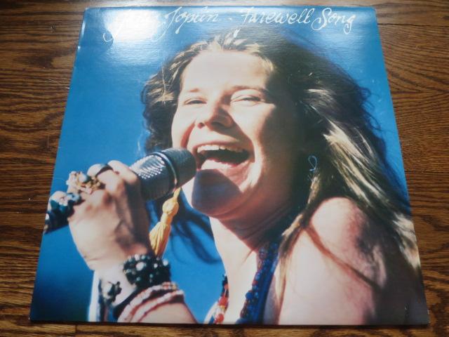 Janis Joplin - Farewell Song - LP UK Vinyl Album Record Cover