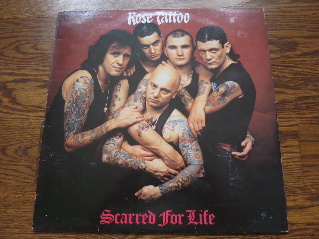 Rose Tattoo - Scarred For Life - LP UK Vinyl Album Record Cover
