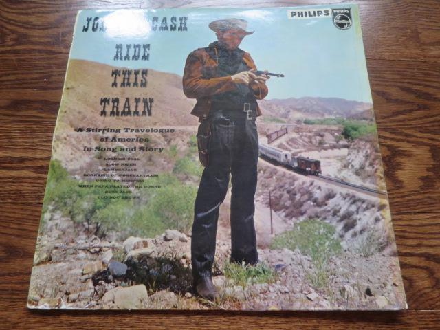 Johnny Cash - Ride This Train - LP UK Vinyl Album Record Cover