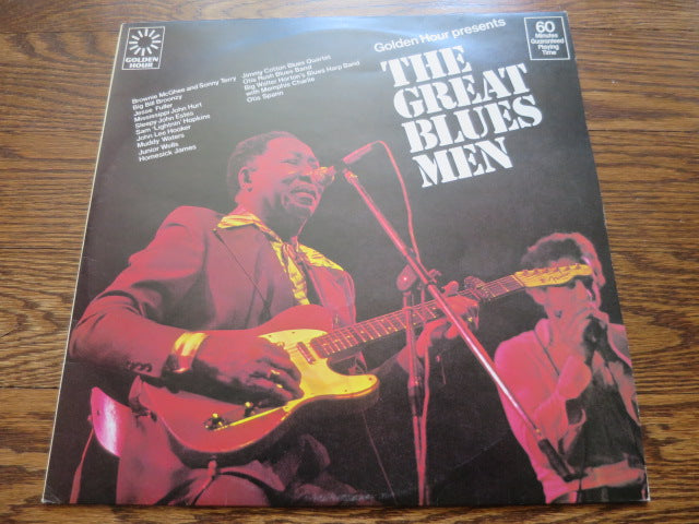 Various Artists - Golden Hour Presents The Great Blues Men - LP UK Vinyl Album Record Cover