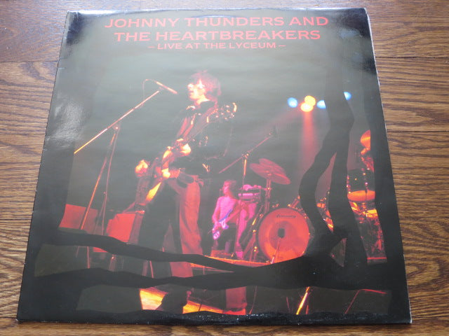 Johnny Thunders and the Heartbreakers - Live at The Lyceum - LP UK Vinyl Album Record Cover