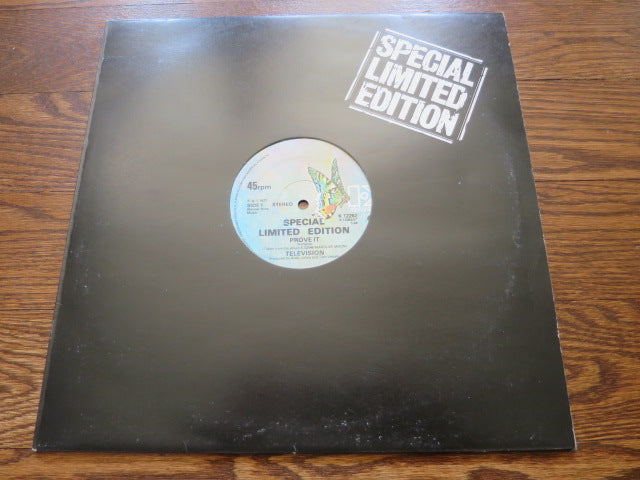 Television - Prove It (green vinyl) - LP UK Vinyl Album Record Cover