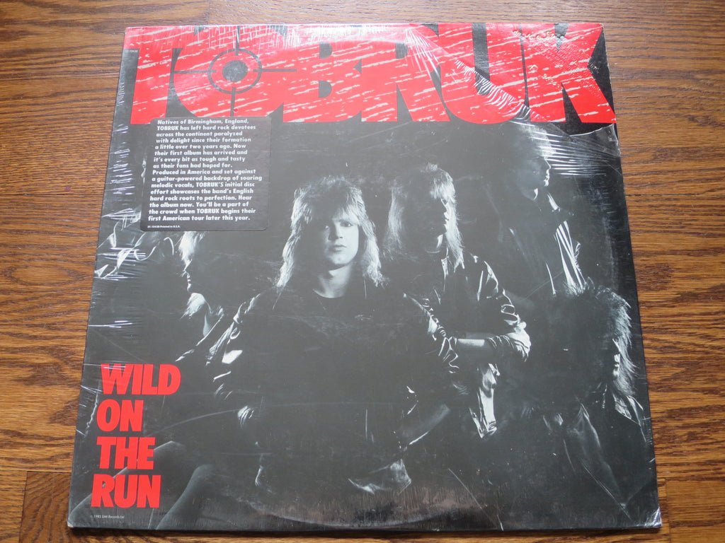 Tobruk - Wild On The Run - LP UK Vinyl Album Record Cover