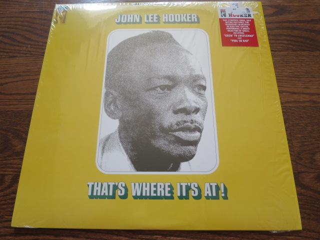 John Lee Hooker - That's Where It's At - LP UK Vinyl Album Record Cover