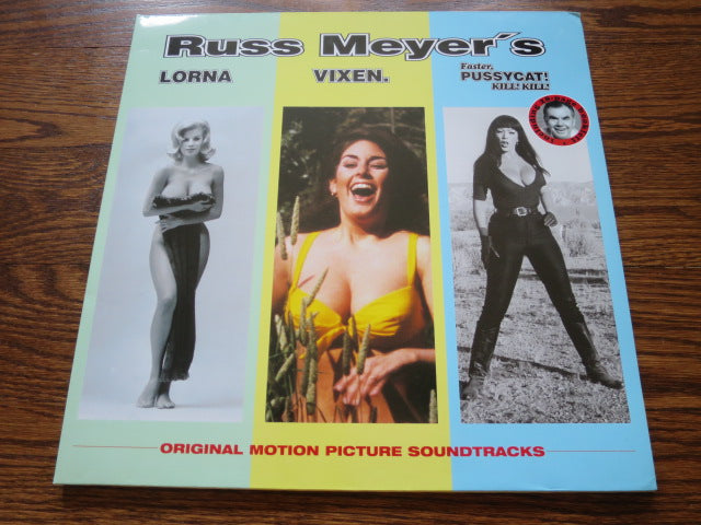 Russ Meyer - Lorna, Vixen, Faster, Pussycat! Kill! Kill! - LP UK Vinyl Album Record Cover
