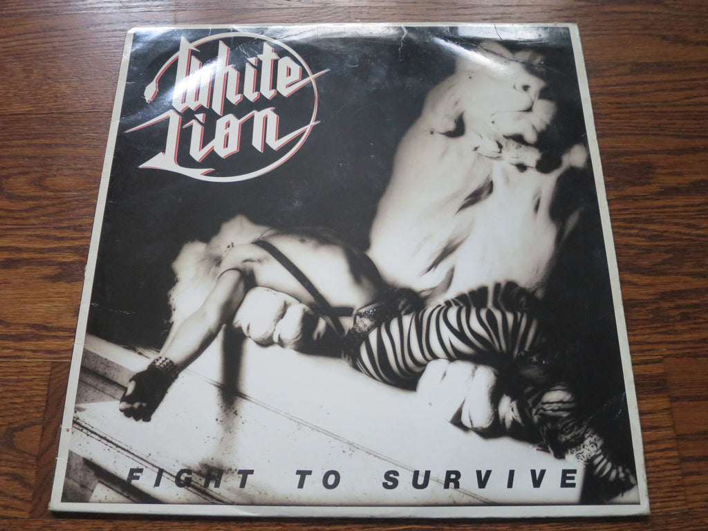 White Lion - Fight To Survive - LP UK Vinyl Album Record Cover