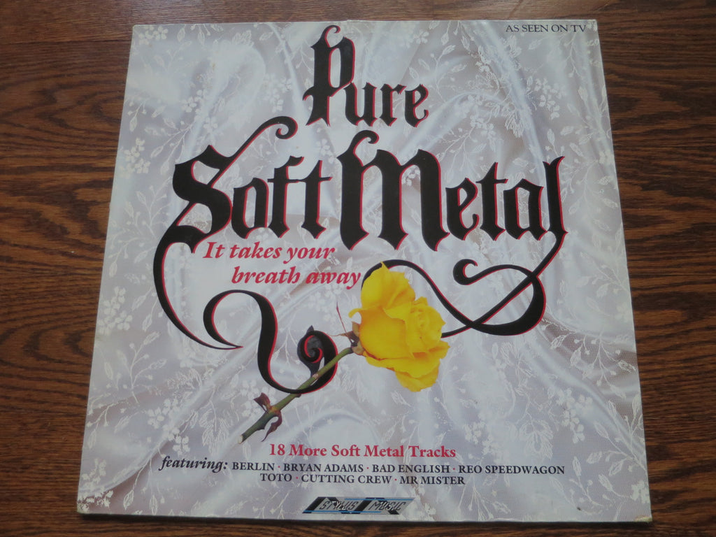 Various Artists - Pure Soft Metal - LP UK Vinyl Album Record Cover